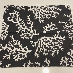 Decorative Black and White Pattern Pillow Cover
17”x17” Square 100% Cotton